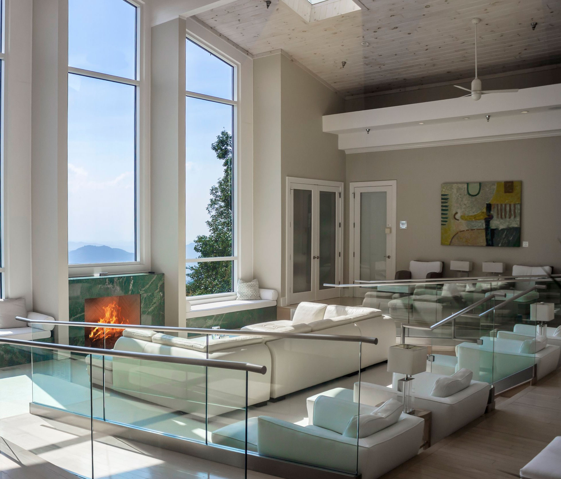The relaxation lounge at Westglow